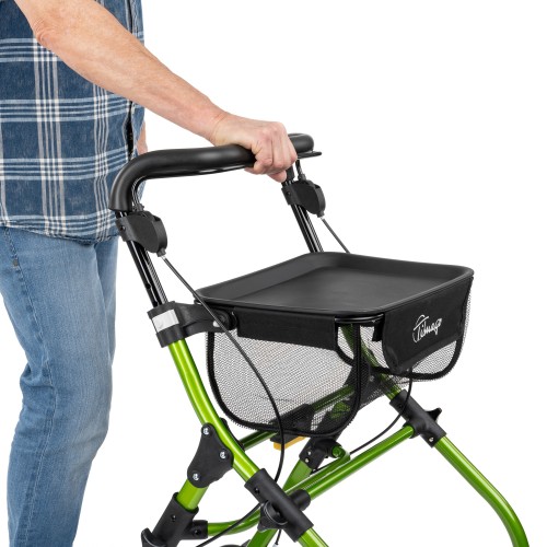 Interiérové štvorkolesové chodítko PEDRO, hliníkové